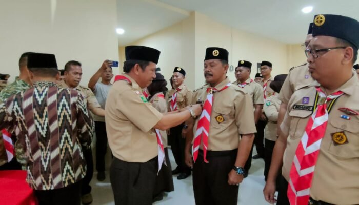 40 Pengurus Kwarran Pramuka Sungai Pinyuh Masa Bakti 2026-2029 Resmi Dilantik