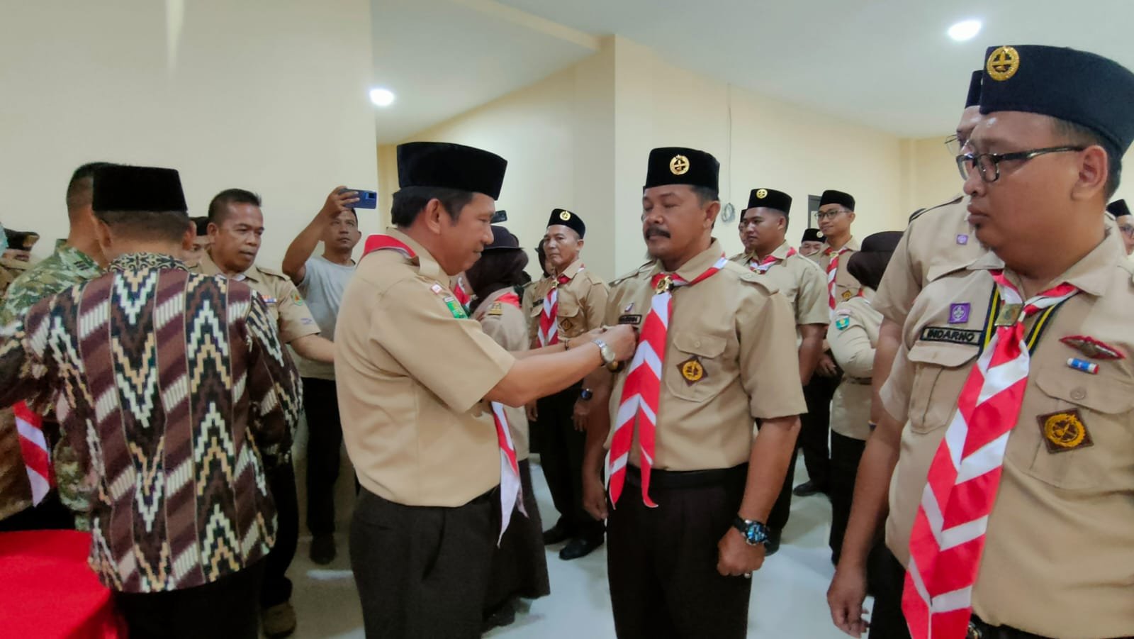 Pengurus Kwarran Sungai Pinyuh dilantik oleh Darwis Harafat.