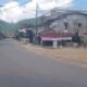 Situasi di pasar Anjongan sepi karena masyarakat melaksanakan pantang Balala'.