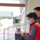 Kaur keuangan Desa Lorong, Kecamatan Sambas, inisial RT digiring jaksa Kejaksaan Negeri Sambas.