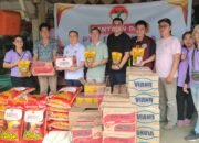 Perhimpunan Tionghoa Kalbar Salurkan Bantuan untuk Korban Kebakaran di Sungai Pinyuh