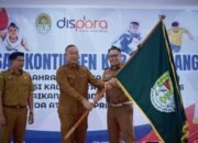 Alexander Wilyo lepas kontingen Popda.