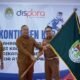 Alexander Wilyo lepas kontingen Popda.