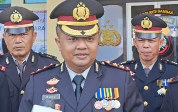 Polres Sambas Peringati HUT Bhayangkara ke-80, Kapolres Komitmen Tingkatkan Pelayanan Masyarakat