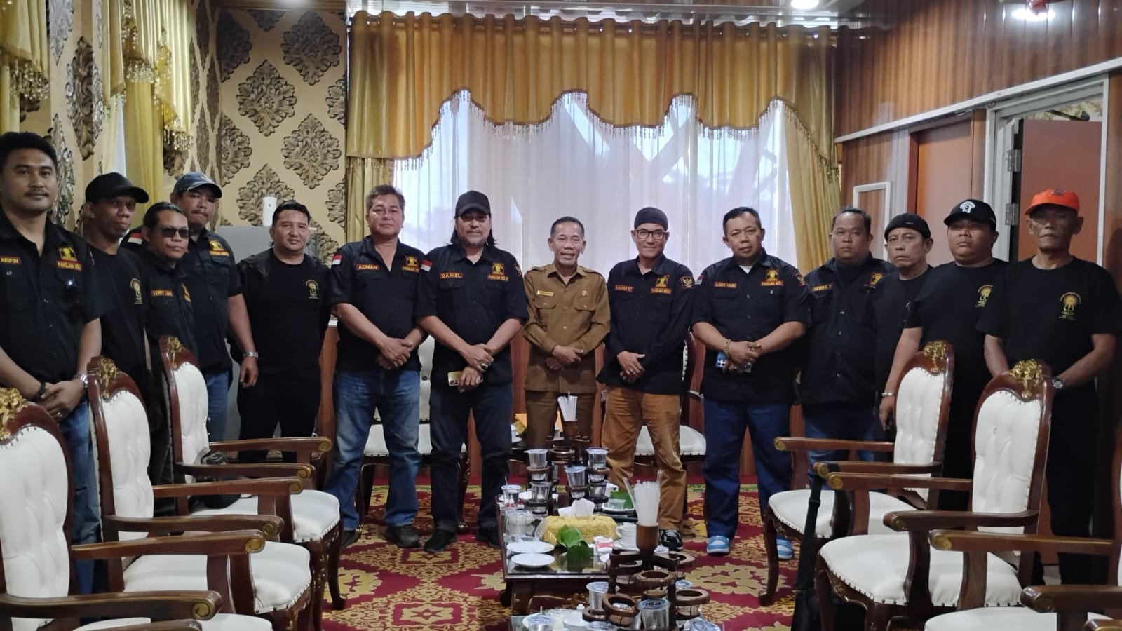 Laskar Jagadilaga audiensi ke Bupati Ketapang.
