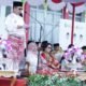 Sambutan Bupati Sambas, Satono dalam momen upacara peringatan Hari Jadi Kota Sambas ke-395 dan HUT perpindahan Ibukota Sambas ke-27.