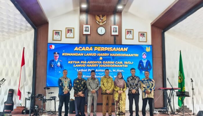 Hadiri Perpisahan Danlanud Harry Hadisoemantri, Sehan Apresiasi Sinergi TNI dan Forkopimda Singbebas