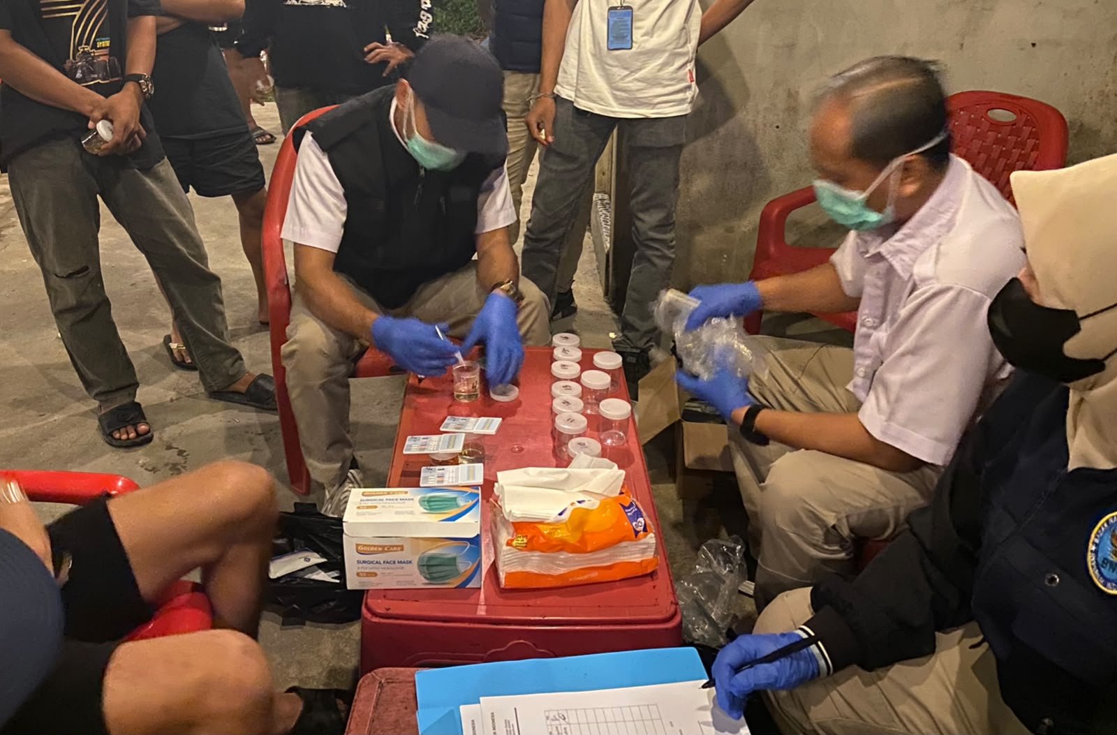 BNNK Sambas razia di THM wilayah Kecamatan Teluk Keramat. Hasilnya mengejutkan.