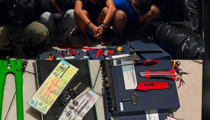 Komplotan Pencuri Perangkat Tower Seluler Ditangkap di Sungai Pinyuh
