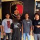 Anggota Jatanras Polres Mempawah tangkap terduga pelaku rudapaksa inisial RH di Kecamatan Sungai Pinyuh.