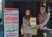 Gerakan pangan murah Polsek Sungai Pinyuh.