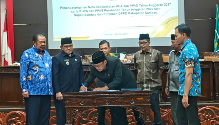 Eksekutif dan Legislatif Sambas Sepakati KUA-PPAS 2027