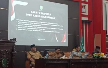 Bupati Sambas Ajukan 3 Raperda, DPRD Apresiasi Langkah Sinkronisasi Kebijakan
