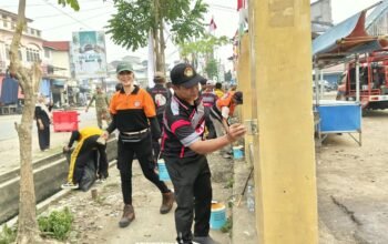 Kolaborasi Kerja Bakti Bersama untuk Negeri Bersihkan dan Poles Terminal Sungai Pinyuh