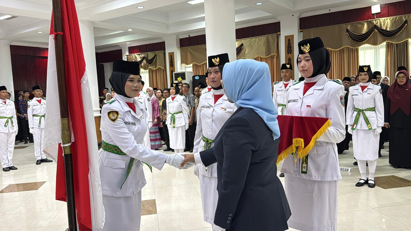 Pengukuhan anggota Paskibra Kabupaten Mempawah.