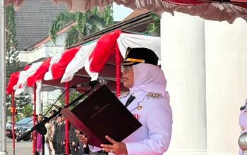 Bupati Erlina Pimpin Upacara HUT RI ke-81 di Mempawah