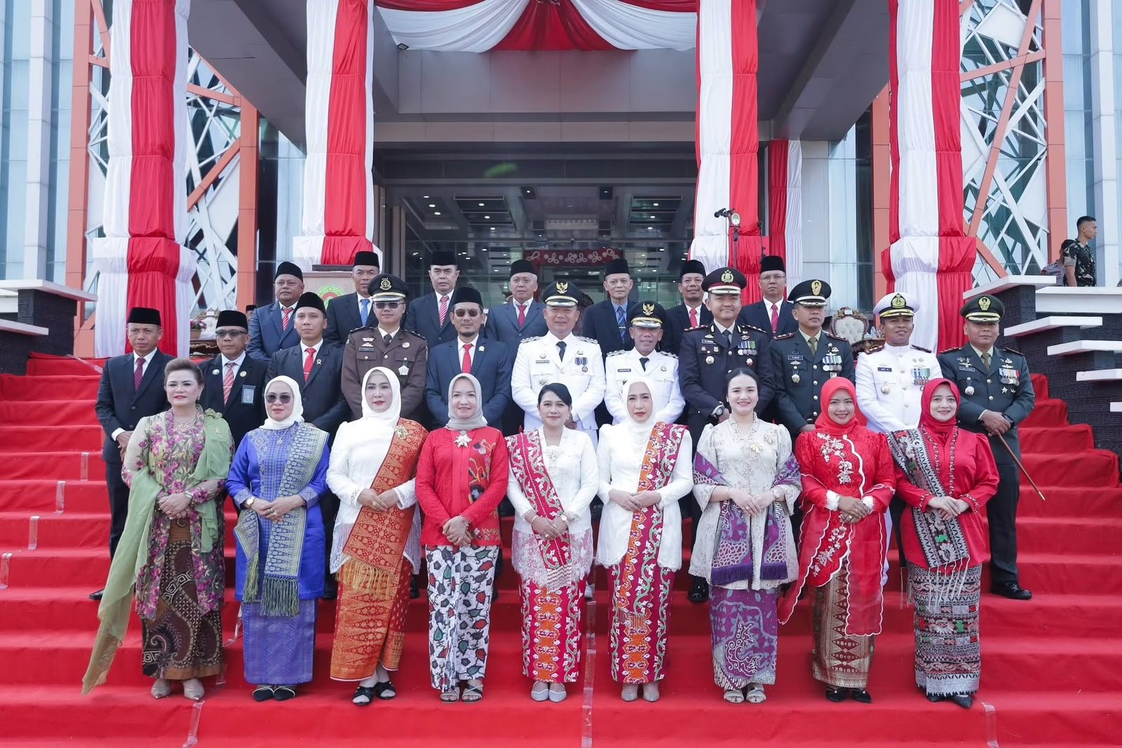 Momen upacara peringatan HUT RI ke-81 di Kabupaten Ketapang.