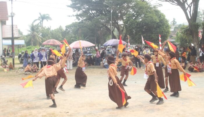 Peringati Hari Pramuka ke-65, Kwarcab Mempawah Gelar Lomba Berjenjang di Sungai Pinyuh