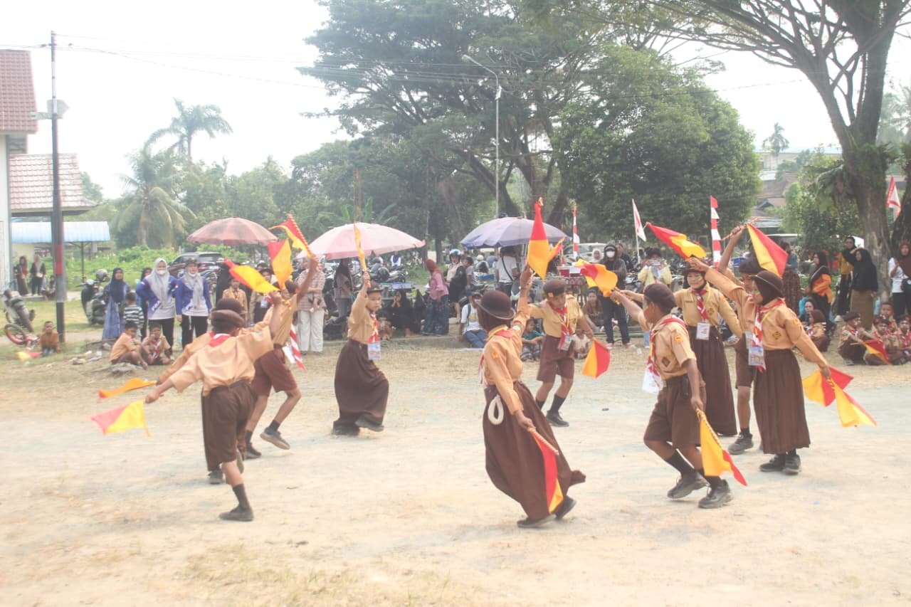 Peringati Hari Pramuka ke-65, Kwarcab Mempawah Gelar Lomba Berjenjang di Sungai Pinyuh