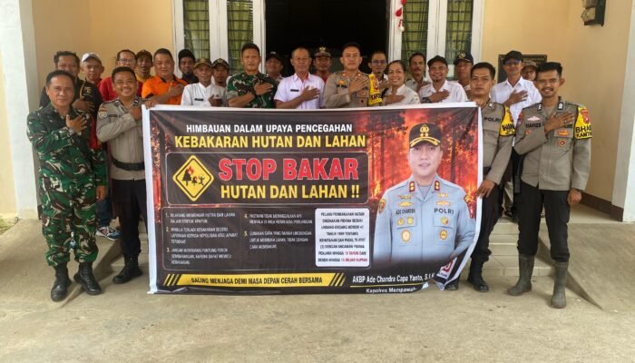 Forkopimcam Sungai Pinyuh Rancang Strategi untuk Penanganan Karhutla