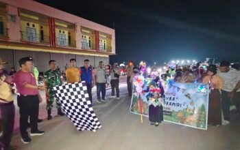 Lepas Pawai Lampion, Darwis Apresiasi Antusiasme Pramuka Sungai Pinyuh