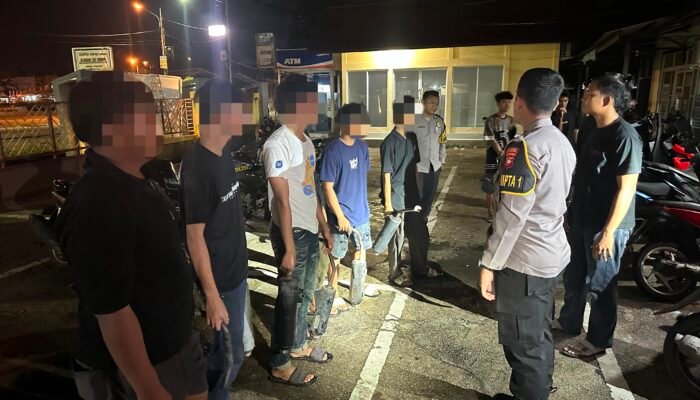 Remaja Nakal Pengguna Knalpot Brong Ditindak Tegas Polres Mempawah