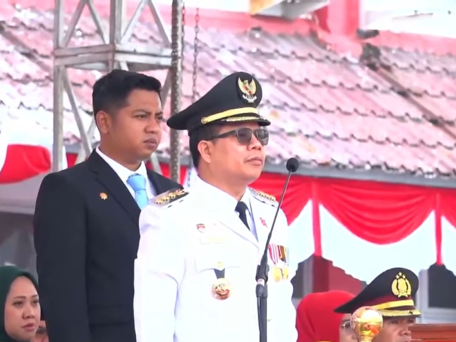 Bupati Sambas, Satono pimpin upacara peringatan HUT ke-81 Republik Indonesia, Senin 17 Agustus 2026.