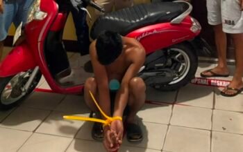 Ditangkap Polisi, Maling Motor di Korpri Permai Mempawah Hilir Terancam 5 Tahun Penjara
