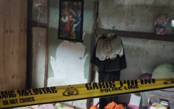 TKP korban mengakhiri hidupnya adalah di dalam kamar tidur.