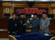 Rapat paripurna KUA PPAS 2027 di DPRD Kabupaten Mempawah.