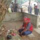 Masyarakat adat dayak Anjongan dan Sungai Pinyuh gelar ritual doa minta hujan di keramat Dusun Baguruh.