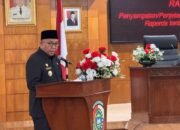 Wakil Bupati Mempawah, Juli Suryadi Burdadi dalam sidang paripurna RAPBD Perubahan 2026