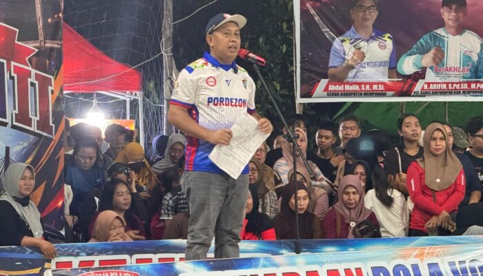 Turnamen Voli Pordezone II Mempawah Selesai, Begini Pesan Riduan M Yusuf