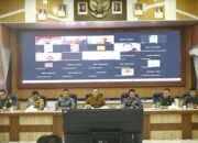 Rapat Koordinasi Tanggap Darurat Kekeringan dan Bencana Asap Akibat Karhutla di Ruang Rapat Utama Kantor Bupati Ketapang, Selasa (22/9/2026).