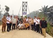 Jembatan Gantung Lipat Gunting Diresmikan, Permudah Akses Warga Manis Mata