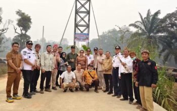 Jembatan Gantung Lipat Gunting Diresmikan, Permudah Akses Warga Manis Mata
