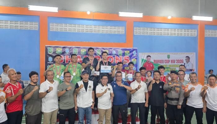 Figo Apresiasi Suksesnya Turnamen Badminton Bupati Cup 2026