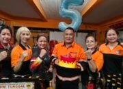 Apiau Terpilih Kembali Pimpin Damkar Jaguar Sungai Pinyuh hingga 2032