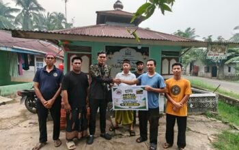 Asosiasi Pedagang UMKM Center Patoka, Infaq Rp10 Juta untuk Surau Nurul Hibah