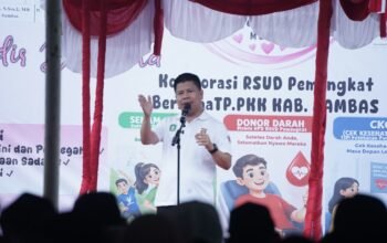 Bupati Satono Buka Kampanye Kesadaran Kanker Payudara di Sambas