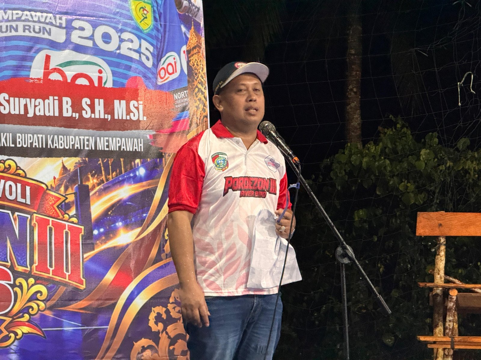Ketua PBVSI Kabupaten Mempawah, Riduan M Yusuf yang juga Wakil Ketua DPRD Kabupaten Mempawah.