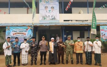 upacara peringatan Hari Santri Nasional (HSN) 2026 di Pondok Pesantren Hidayaturrahman, Jalan Gajah Mada, Desa Kalinilam, Kecamatan Delta Pawan, Kamis (22/10/2026).