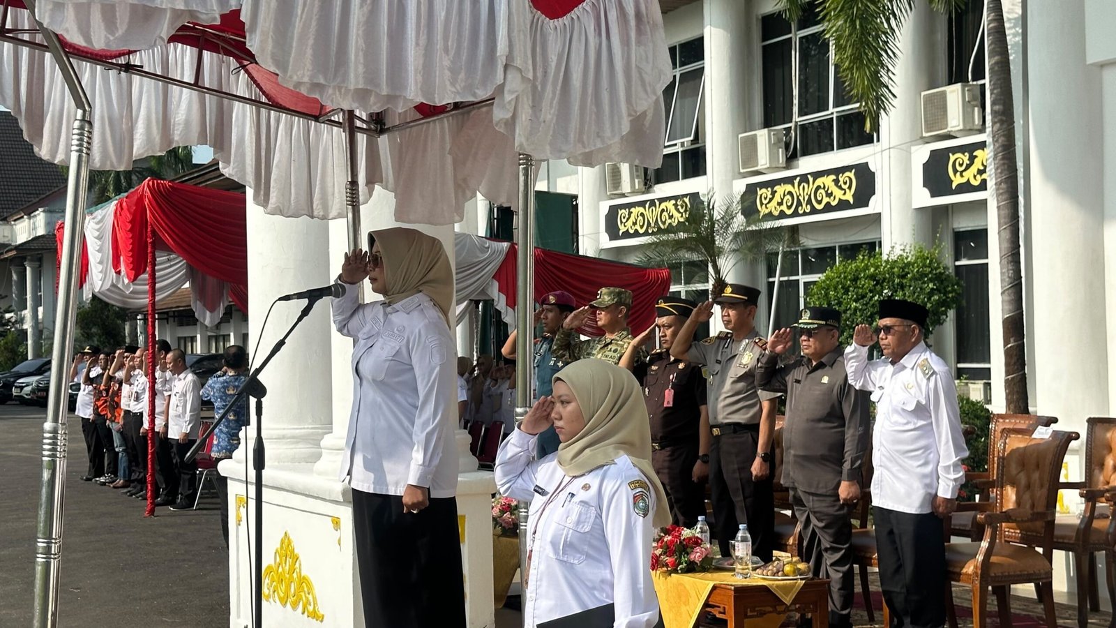 Upacara Hari Sumpah Pemuda di Kabupaten Mempawah.