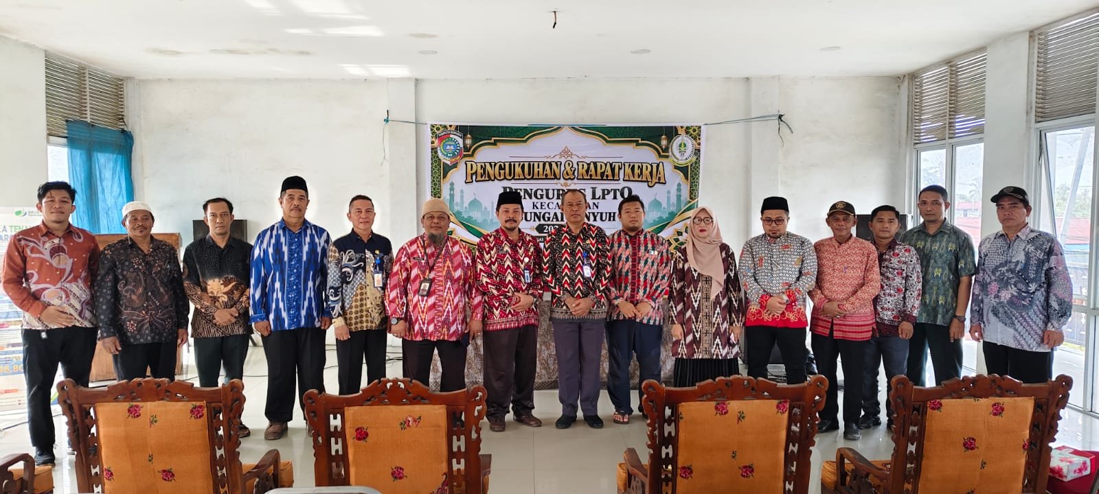 Pengukuhan pengurus LPTQ Kecamatan Sungai Pinyuh, Kabupaten Mempawah.