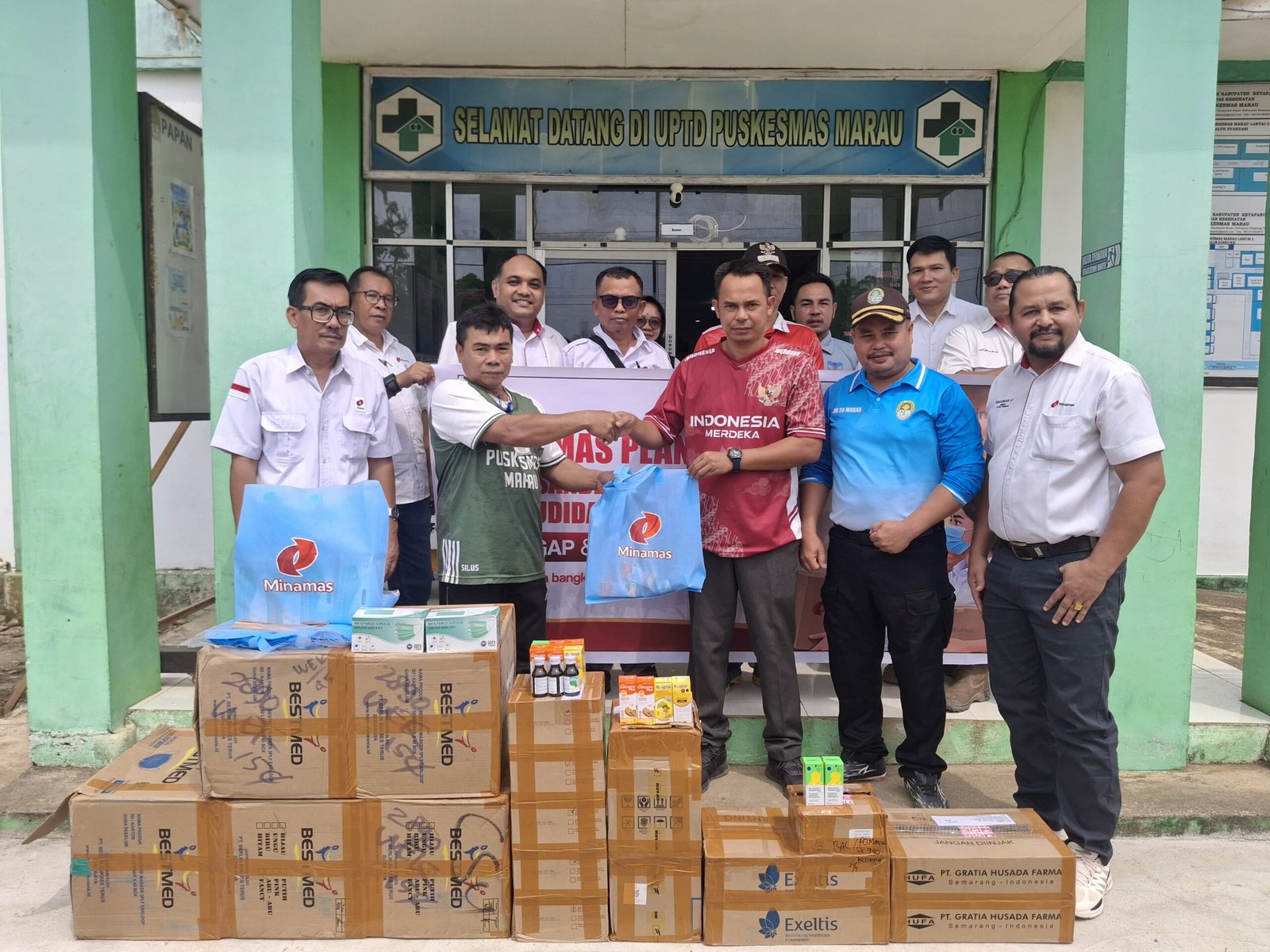 Minamas Plantation Salurkan Bantuan Kesehatan bagi Warga Terdampak Kabut Asap di Marau