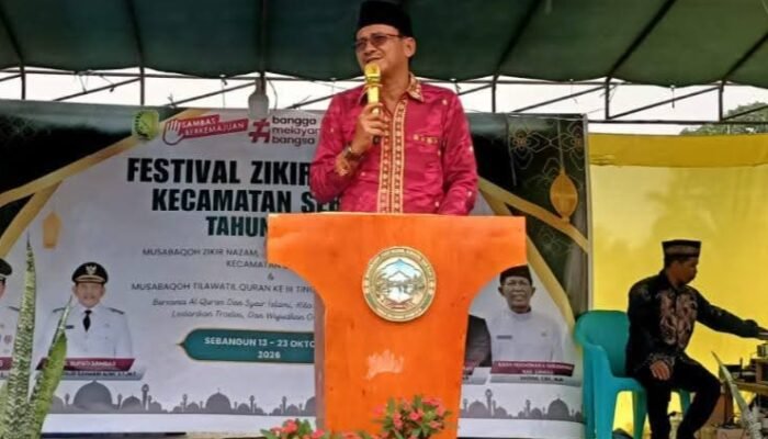 Ferdinan Syolihin Hadiri Pembukaan Festival Zikir dan MTQ Kecamatan Sebawi
