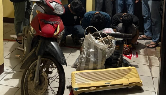 Tiga Pemuda Mempawah Ditangkap Jatanras, Nekat Bobol Kantor Dinsos Lama
