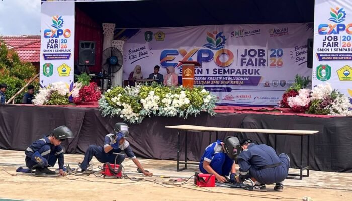 Expo dan Job Fair SMKN 1 Semparuk Pamerkan Kompetensi Siswa dan Buka Peluang Kerja bagi Alumni