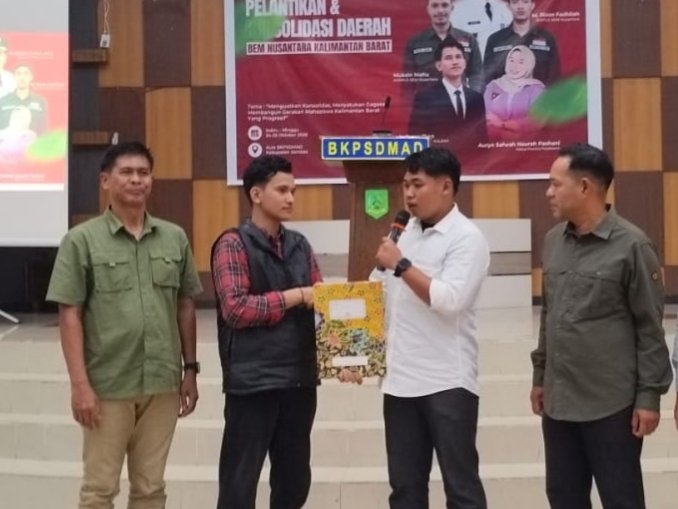 Konsolidasi BEM Nusantara Kalbar di Kabupaten Sambas.