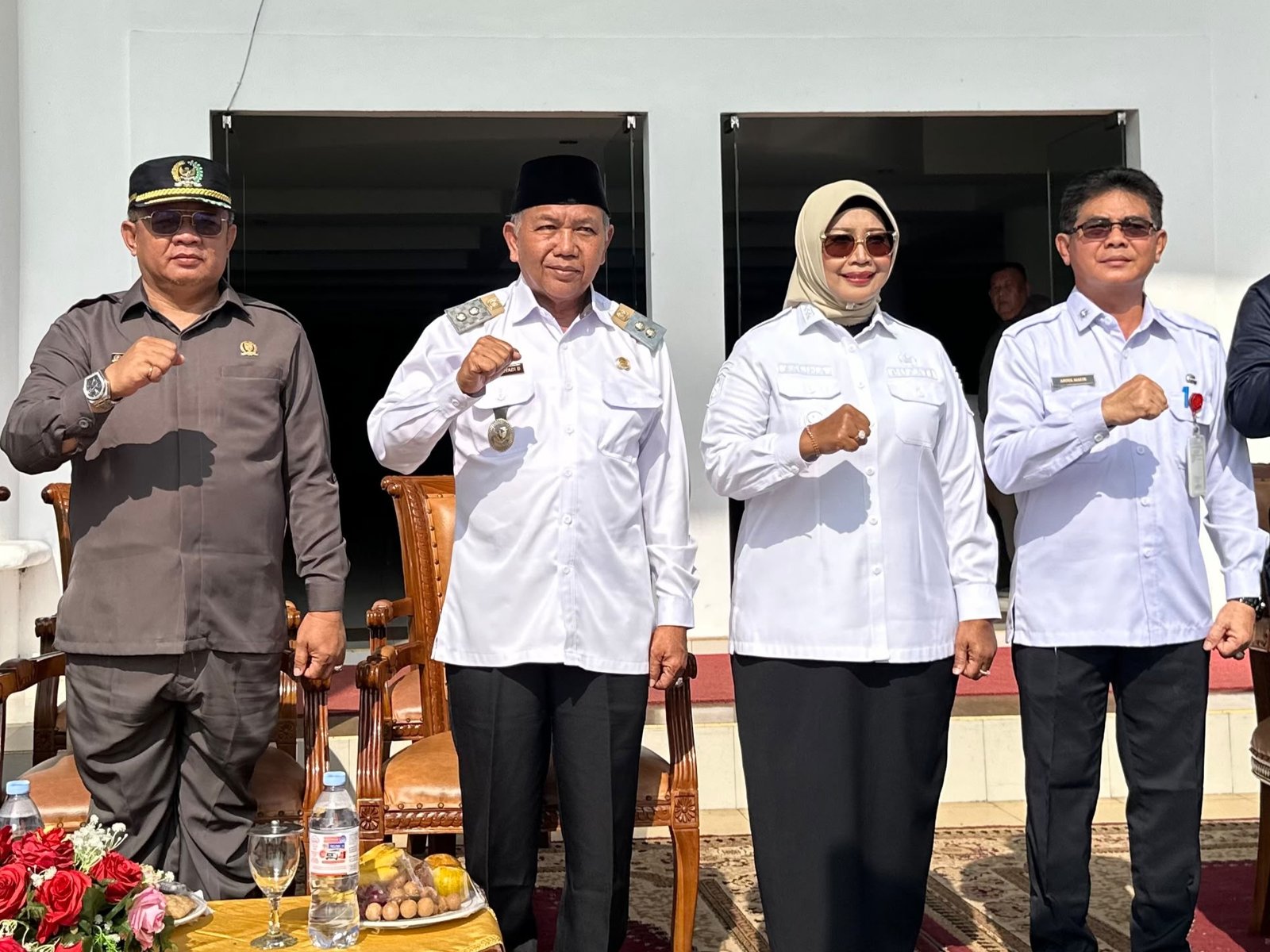 Ketua DPRD Kabupaten Mempawah, Safruddin Asra saat upacara Hari Sumpah Pemuda 2026